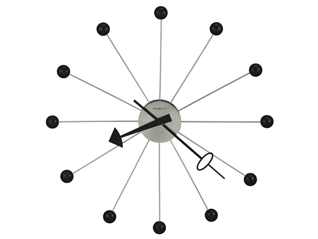 レトロ調でお洒落なボールクロク！ハワード・ミラーHoward Miller社製掛け時計　Ball Clock2  625-527