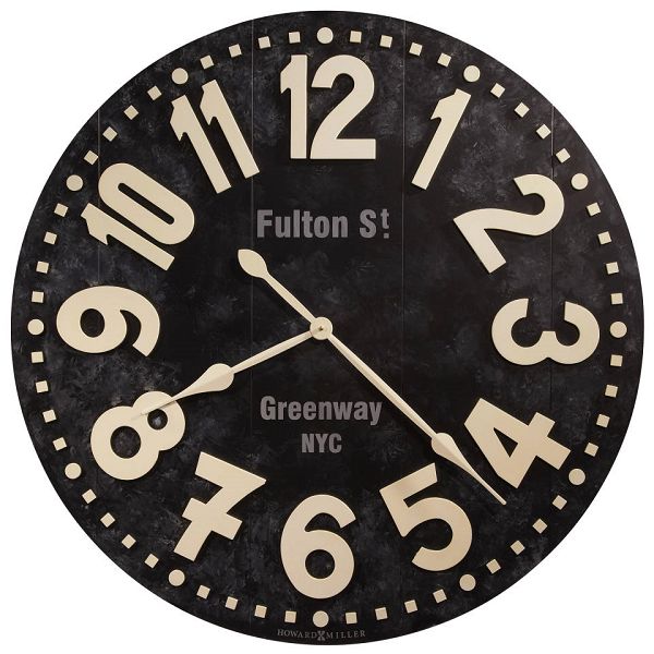 アンティーク調でお洒落！ハワード・ミラーHoward Miller社製掛け時計　Fulton Street 625-557