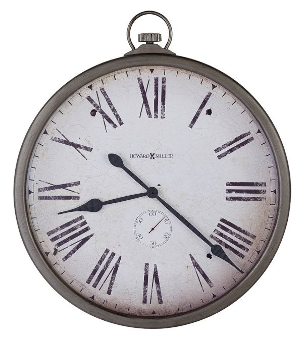 アンティーク調でお洒落！ハワード・ミラーHoward Miller社製掛け時計　Gallery Pocket Watch　625-572