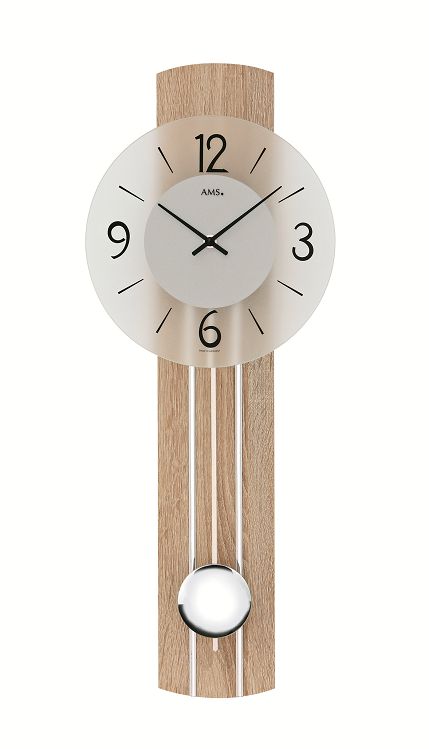 シンプルデザインがお洒落です！　ＡＭＳアームス振り子時計　7274　AMS振り子時計