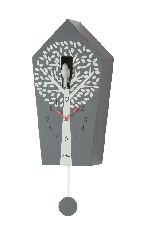 鳩時計　可愛い小鳥がポイントです！　ＡＭＳ（アームス)カッコー振り子時計　7287