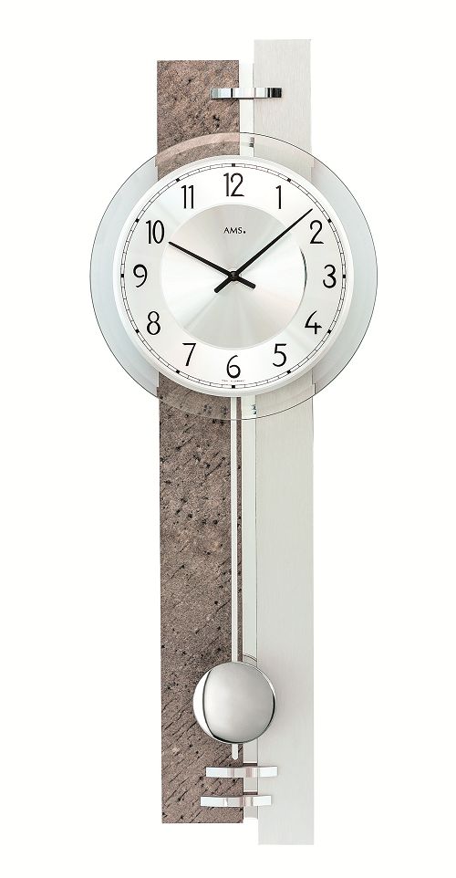 斬新デザインが目を引きます！　ＡＭＳ（アームス)振り子時計　7440