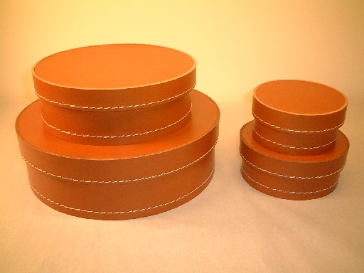 レザー小物入れラウンドタイプ Φ１１．５