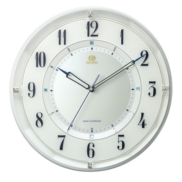 シンプルでスタイリッシュな掛け時計　ハイグレード　RHG-M120　掛け時計　リズム時計　壁掛け時計 8MY558HG03　無料名入れ