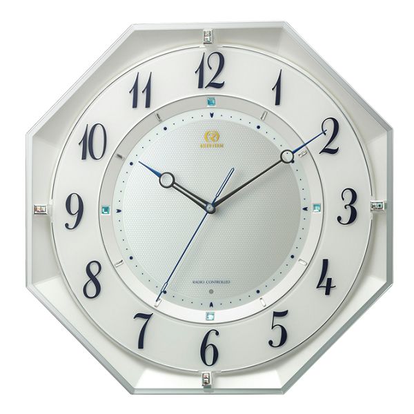 シンプルでスタイリッシュな掛け時計　ハイグレード　RHG-M119　掛け時計　リズム時計　壁掛け時計 8MY559HG03　無料名入れ