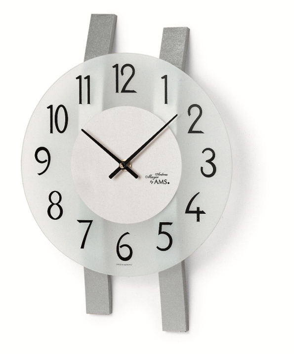 AMS9202  斬新デザインが光ります！　ＡＭＳ　アームス掛け時計　