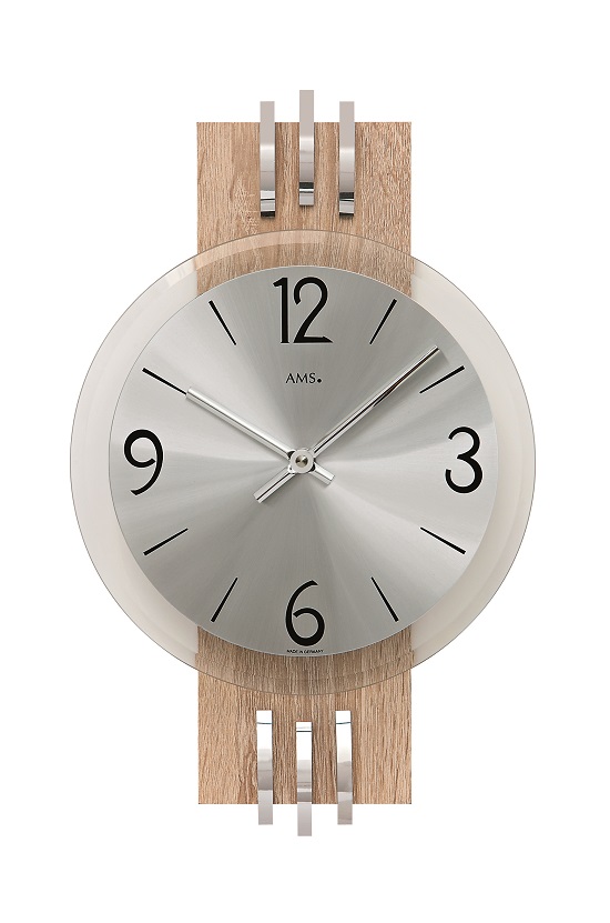 AMS9228  シンプルでスタイリッシュ！　ＡＭＳ　アームス掛け時計　