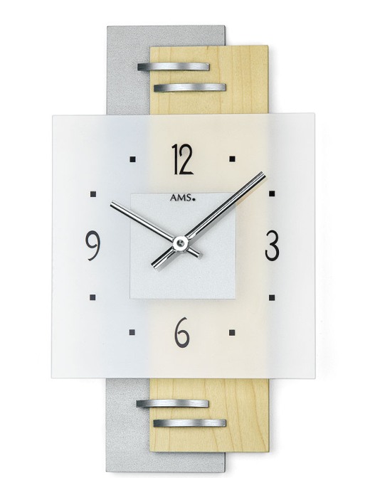 AMS9248  お洒落なデザインです！　ＡＭＳ　アームス掛け時計　