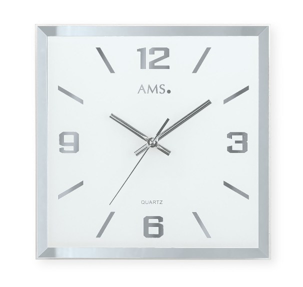 AMS9324 シンプル＆クール！　ＡＭＳ　アームス掛け時計　