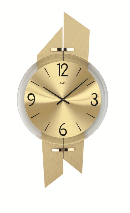 斬新なデザインが魅力！　ＡＭＳ　アームス掛け時計　AMS9344