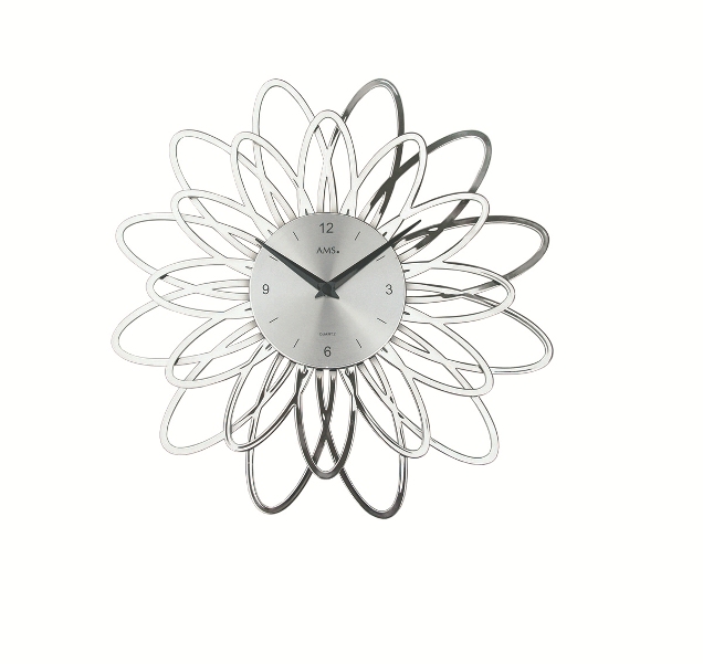AMS9362  繊細なフローラルデザイン！　ＡＭＳ　アームス掛け時計　