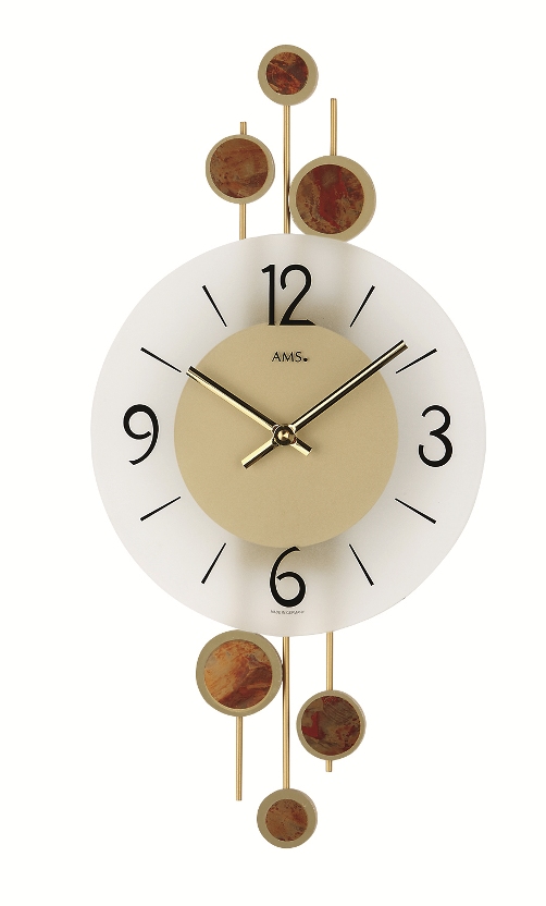 斬新なデザインが光ります！　ＡＭS　アームス掛け時計  AMS9389