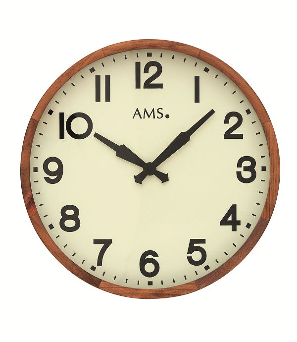 シンプルなデザインです！　ＡＭＳ掛け時計　アームス壁掛け時計　AMS9535