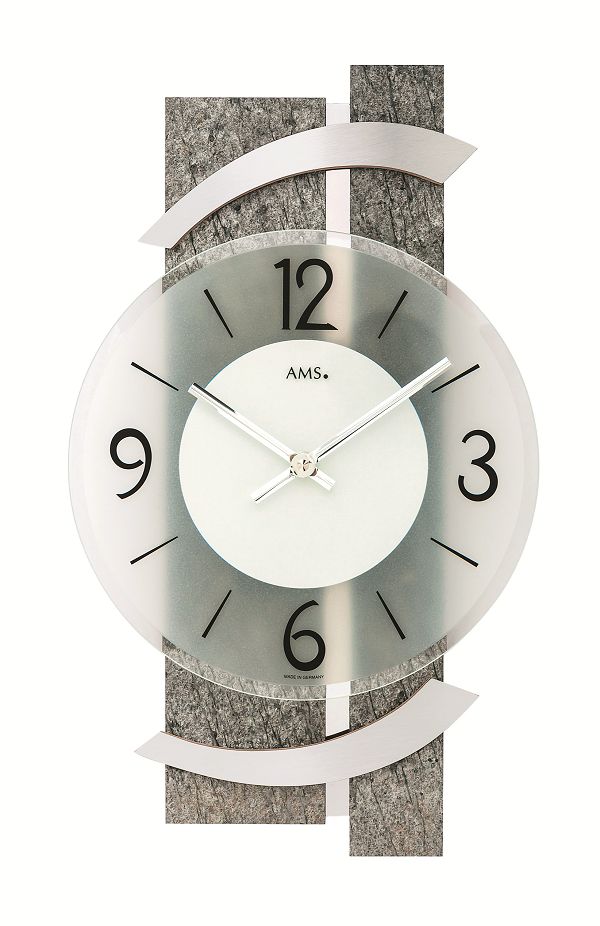 お洒落なデザインです！　ＡＭＳ掛け時計　アームス壁掛け時計　AMS9548