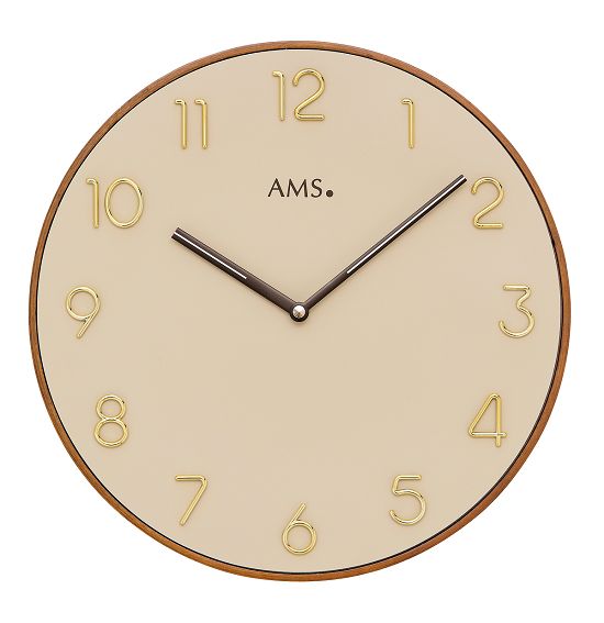 シンプルなデザインが魅力！　ＡＭＳ壁掛け時計　アームス掛け時計　AMS9563