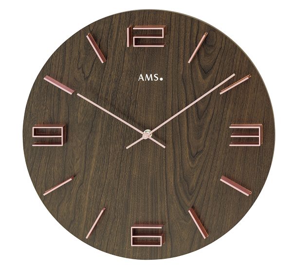 ＡＭＳアームス掛け時計　ドイツ製　9591　AMS掛け時計 スタイリッシュな掛け時計　壁掛け時計