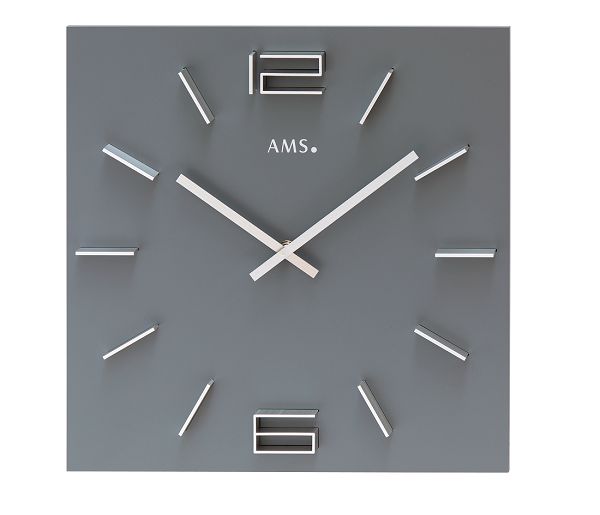ＡＭＳアームス掛け時計　ドイツ製　9594　AMS掛け時計 スタイリッシュな掛け時計　壁掛け時計