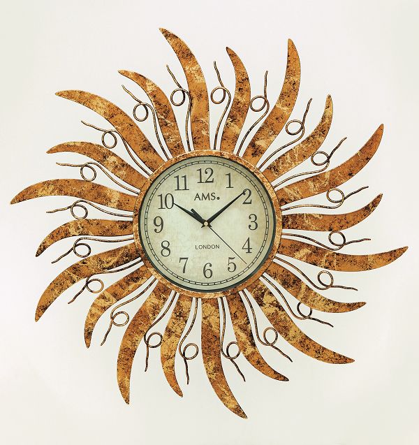 迫力があるデザインです！　ＡＭＳ掛け時計　アームス壁掛け時計　AMS9639