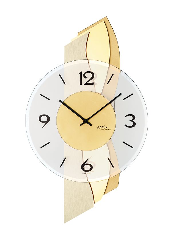 AMS掛け時計　ＡＭＳ壁掛け時計　アームス壁掛け時計　AMS9669　真鍮【送料無料】