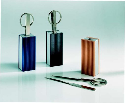 デスクを和らげる天然木が素敵！ハサミ＆ペーパーナイフホルダー　P　wood