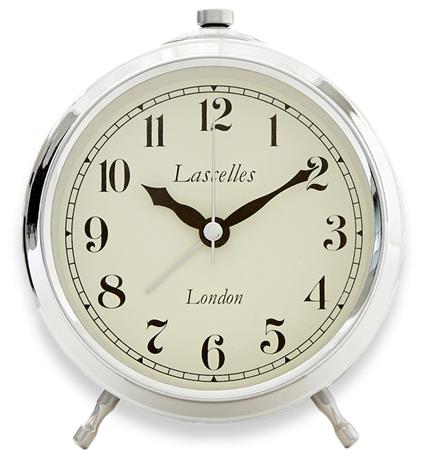 アラームクロック   CREAM  レトロ Roger Lascelles  目覚まし時計　ALC-LASC-CRM　ロジャーラッセル