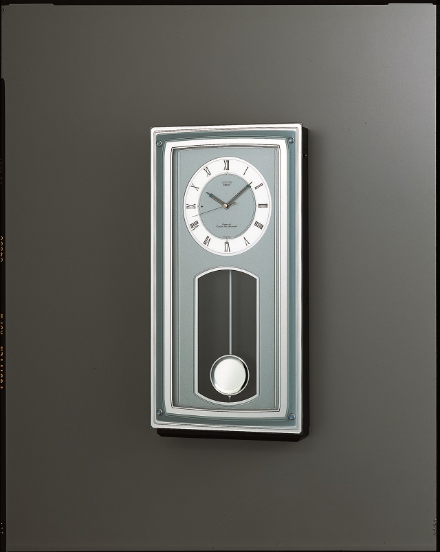 ガラスのクリア感が魅力です！報時振り子時計デコール　　セイコー　SEIKO電波振り子時計　AS895H