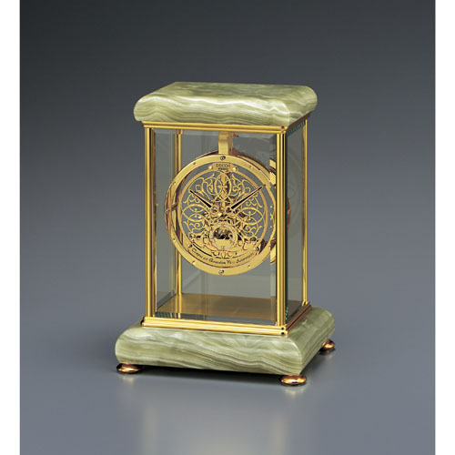 優美な唐草模様のスケルトンムーブメント！セイコー置時計　MECHA　SERIES　　SEIKO　DECOR　AZ733M