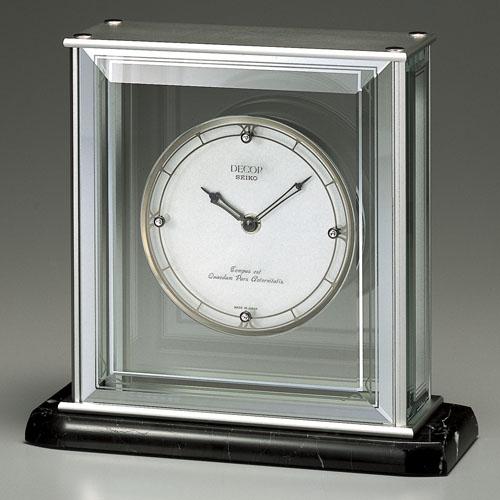 プラチナの輝きに品格が漂う！セイコー置時計　SEIKO　DECOR　AZ755S
