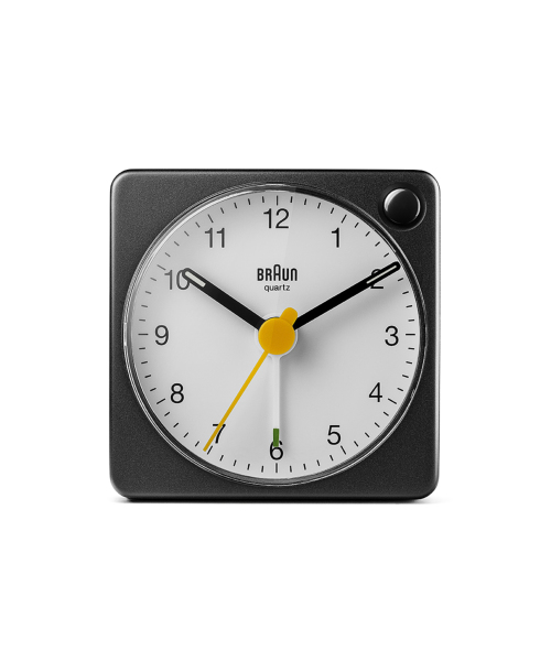 【日本正規代理店品】　BRAUNアラームクロック　　BRAUN Analog Alarm Clock BC02XBW  BRAUN目覚まし時計　ブラウンアラームクロック