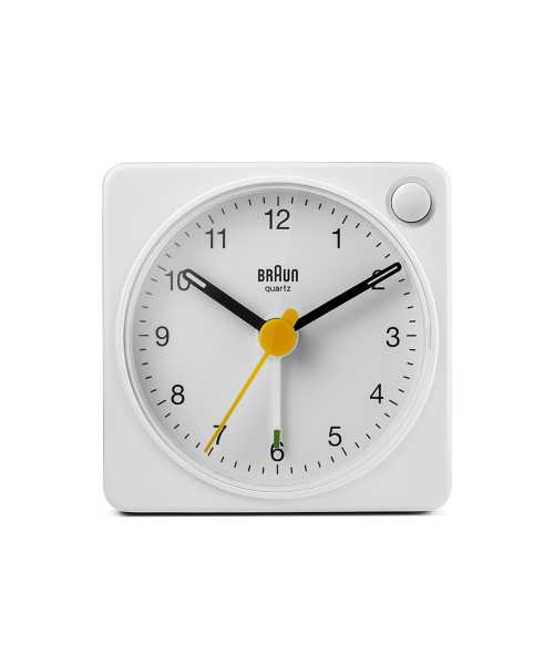 【日本正規代理店品】　BRAUNアラームクロック　　BRAUN Analog Alarm Clock BC02XW  BRAUN目覚まし時計　ブラウンアラームクロック