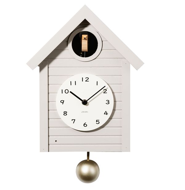 鳩時計　ハト時計　日本製　CHAMBRE 振り子はと時計　CH059GY　国産