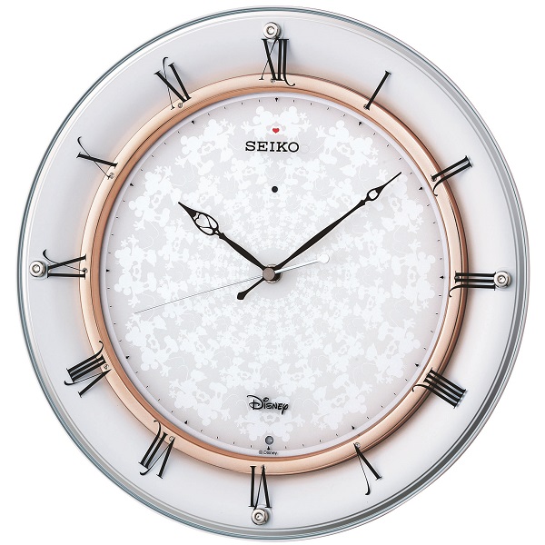 ミッキー＆ミニーのお洒落なクロック！ディズニー掛け時計　FS501W　セイコー　SEIKO掛け時計