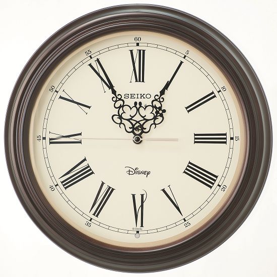 ミッキー＆ミニーのクラシッククロック！ディズニー掛け時計　FS507B　セイコー　SEIKO掛け時計