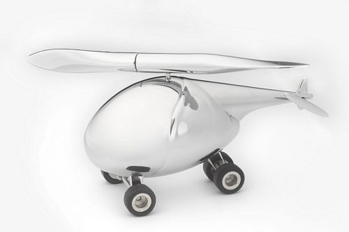 デスクのお洒落なアクセサリー！ペーパーウエイト　ヘリコプターTROIKA