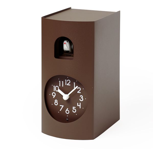 鳩時計　カッコークロック　置き掛け兼用　Lemnos　レムノス Bockoo　ブラウン　GF17-04BW