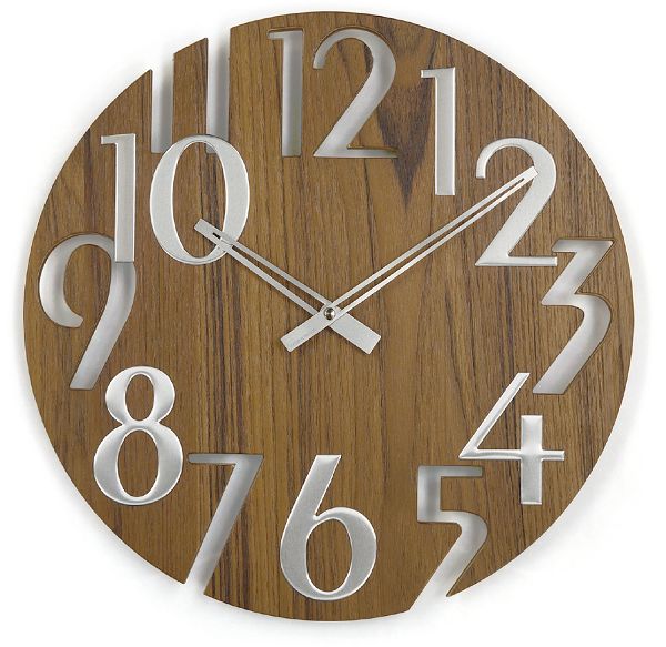 斬新なデザインで壁面を飾る　掛け時計　　 ジョージネルソン  GN215WB 　チーク
