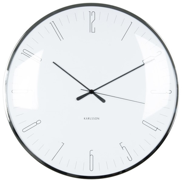 Karlsson　カールソン　掛け時計　φ４０ｃｍ　Dragonfly　WallClock　ドームクロック　壁掛け時計　KA5754WH【送料無料】
