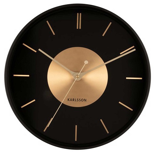 Karlsson　カールソン　掛け時計　φ３５ｃｍ　WallClock　　壁掛け時計　KA5918BK　ギフト　贈り物　お洒落　モダン　スタイリッシュ