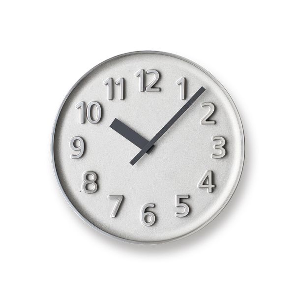Lemnos　レムノス掛け時計　 KK15-08AL  アルミニウム　Founder Clock　アルミ