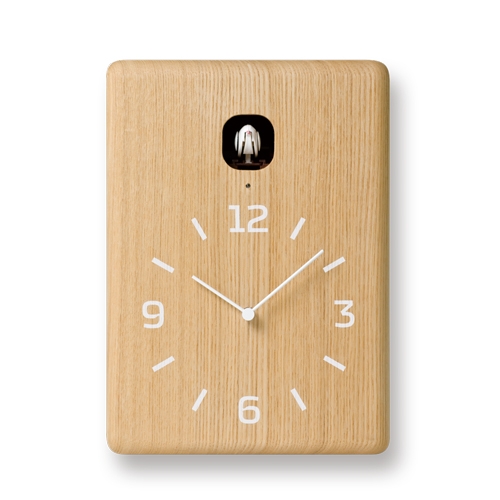 鳩時計　可愛い巣箱のクロックです！Lemnos　レムノス　カッコー掛け時計 cucu LC10-16NT