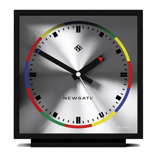 NEW GATEニューゲート　マントルクロック　Amp Mantel Clock　ブラック-シルバー　MAMP689CK