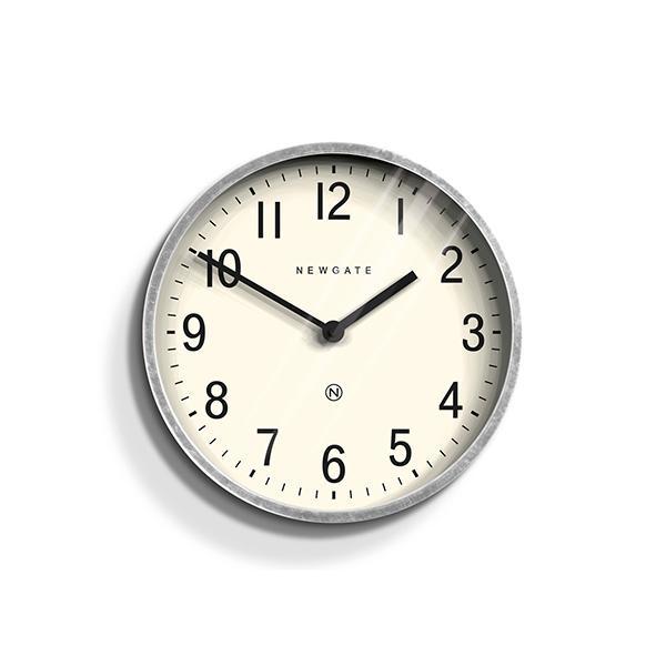 NEW GATE　ニューゲート掛け時計 Small Galvanized Metal Wall Clock  Mid-Century Modern MEWC-GAL　ニューゲート時計【送料無料】