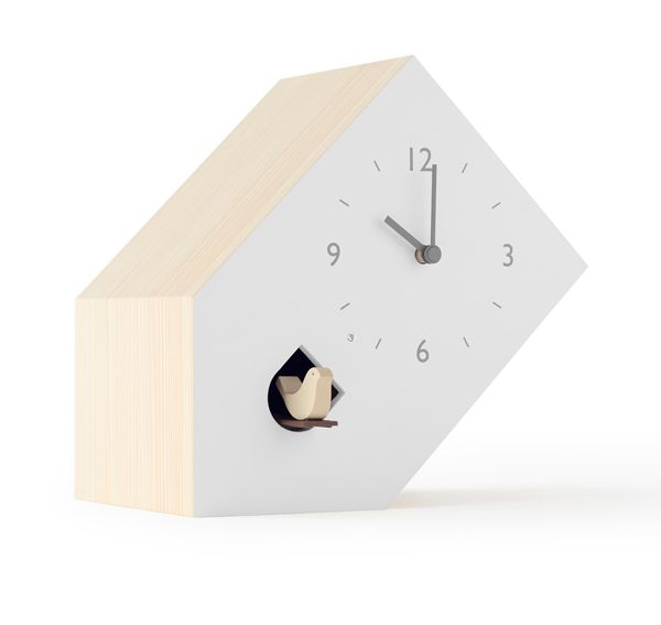 鳩時計　カッコークロック  はと時計　ハト時計　Lemnos　レムノス　cuckoo-collection tilt 　ティルト　NL19-02