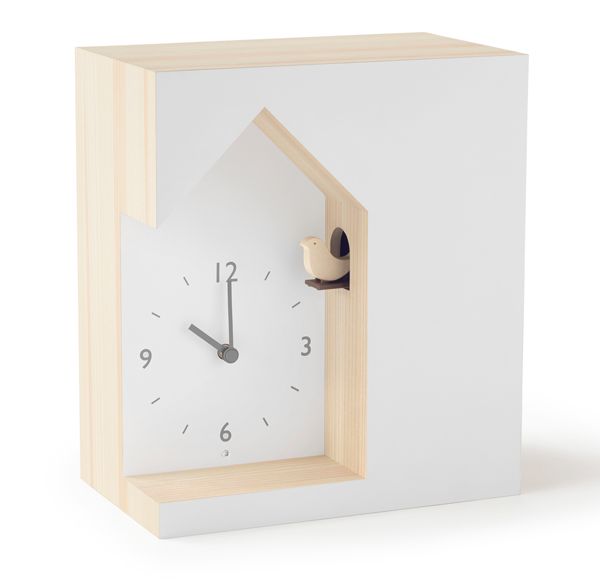 鳩時計　カッコークロック  はと時計　ハト時計　Lemnos　レムノス　cuckoo-collection dent 　デント NL19-03