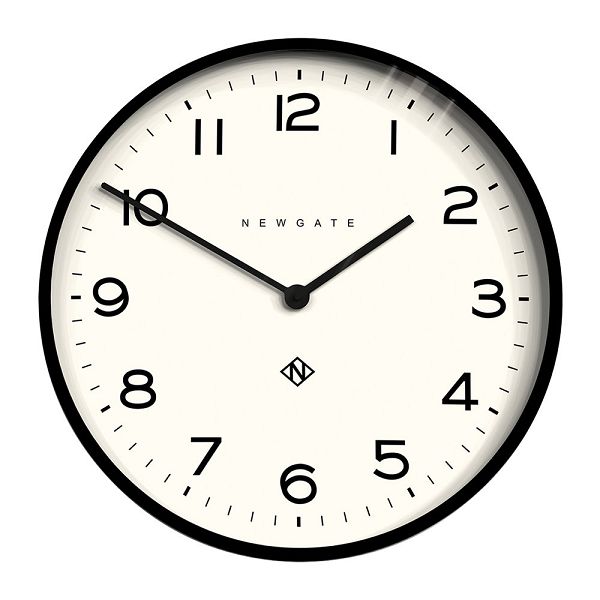 NEW GATE　ニューゲート掛け時計  Number One Echo Wall Clock - Black φ530 NOEWC-BK 【送料無料】