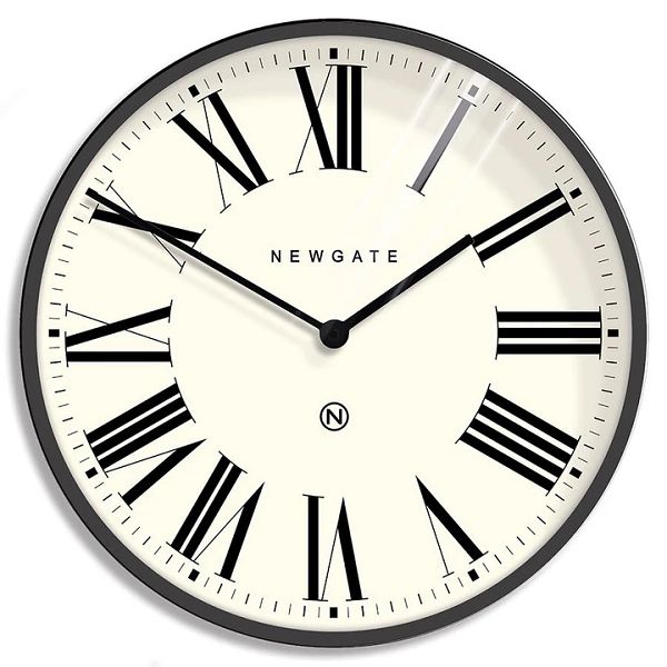 NEW GATE ニューゲート掛け時計 MUSIC HALL Extra Large Roman Numeral Wall Clock Grey 60cm  NUMXMHALL285BGY　ニューゲート時計【送料無料】