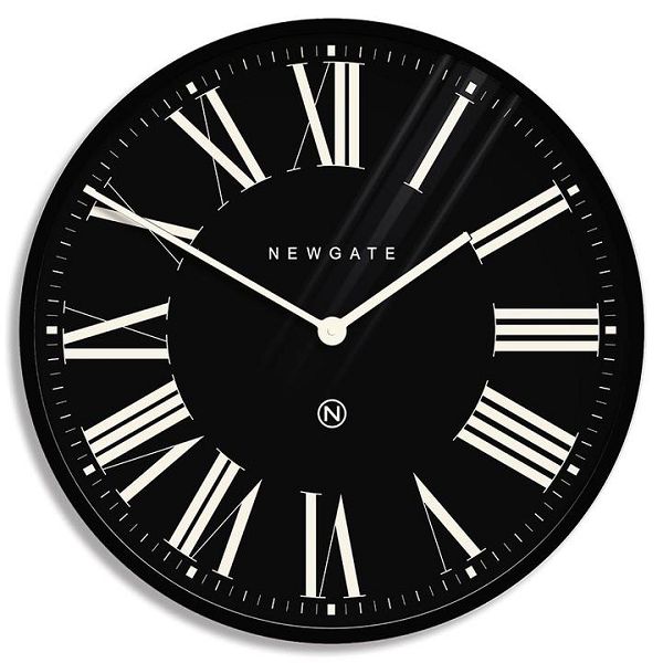 NEW GATE ニューゲート掛け時計 MUSIC HALL Extra Large Roman Numeral Wall Clock Black 60cm  NUMXMHALL84CK　ニューゲート時計【送料無料】