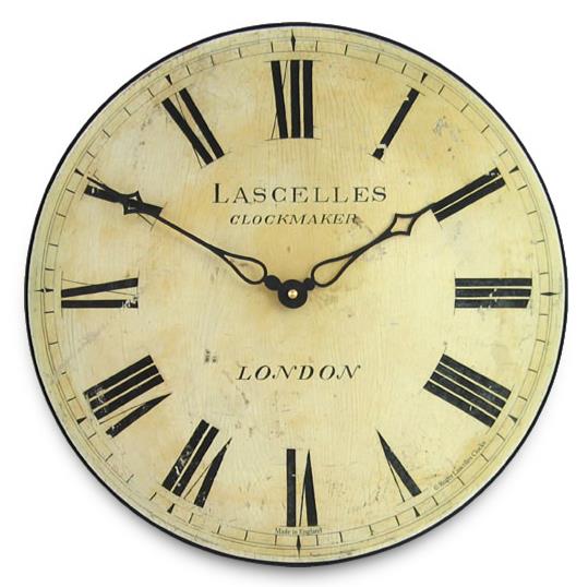 アンティーク調でお洒落！ロジャーラッセル掛け時計　RogerLascelles掛け時計 Antique Style Lascelles Wall Clock 壁掛け時計　PUB-LASC