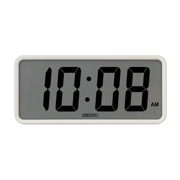 セイコーデジタル掛け置兼用時計　SEIKO　STANDARD Digital Clock SQ821W ホワイト