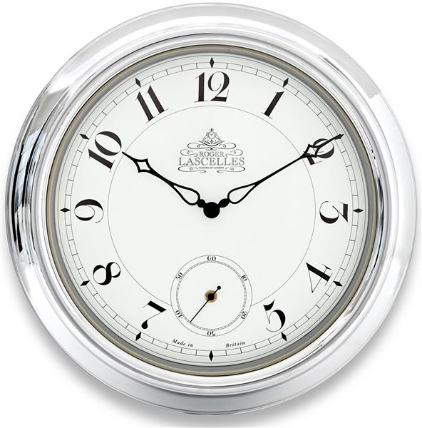 ロジャーラッセル RogerLascelles 掛け時計 Chrome Station Clock 45cm TS-LASC-CHROME